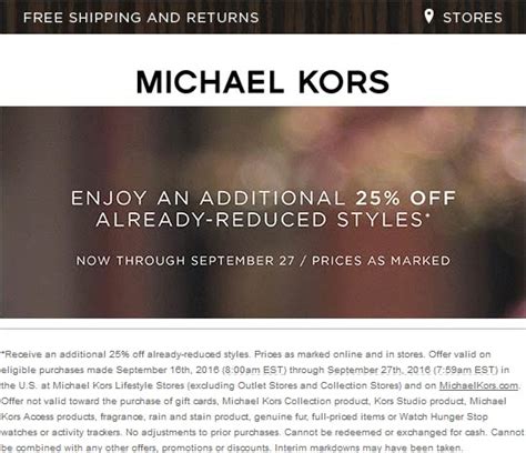 cupón descuento michael kors usa|Michael Kors coupons for women.